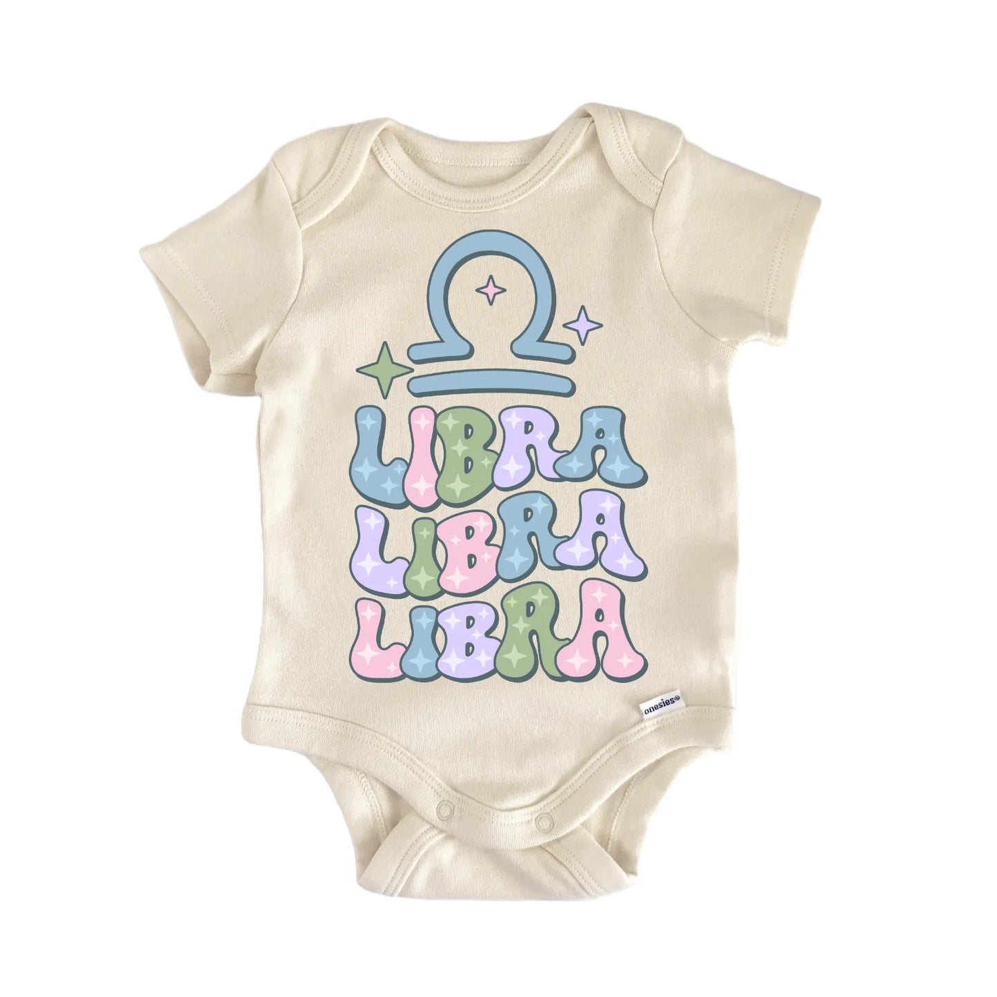 Retro Zodiac Vintage Libra Newborn Baby Onesie® Onesie®