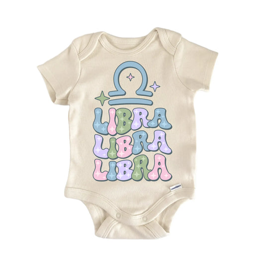 Retro Zodiac Vintage Libra Newborn Baby Onesie®