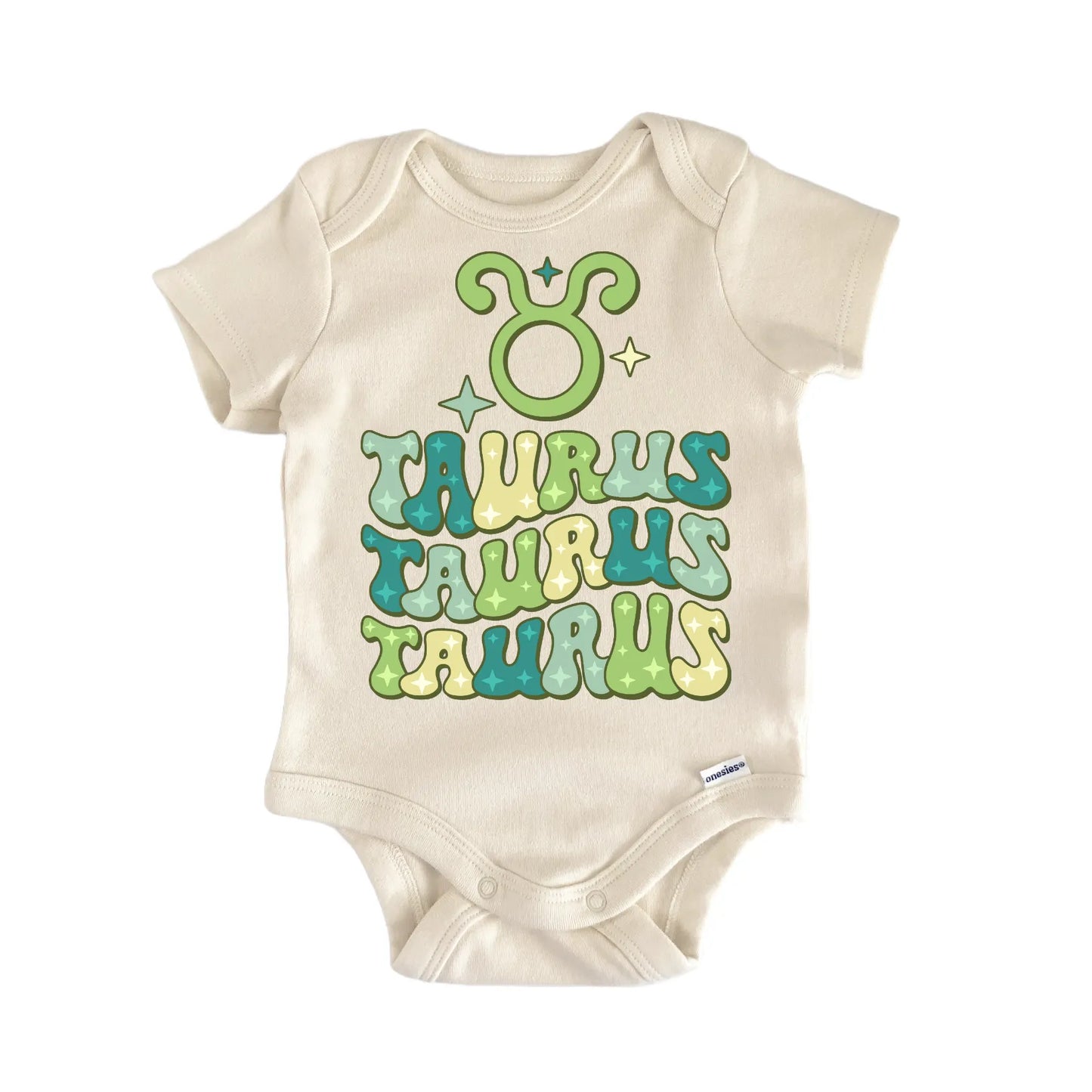 Retro Zodiac Vintage Taurus Newborn Baby Onesie® Onesie®