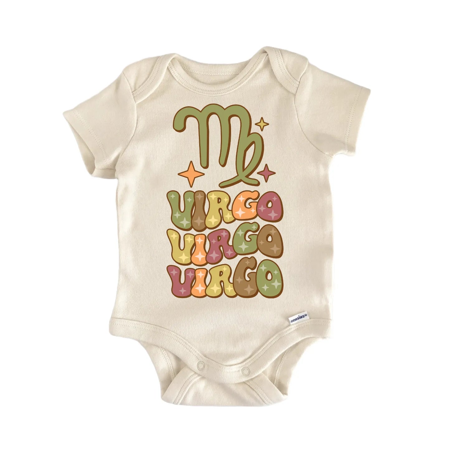 Retro Zodiac Vintage Virgo Newborn Baby Onesie® Onesie®