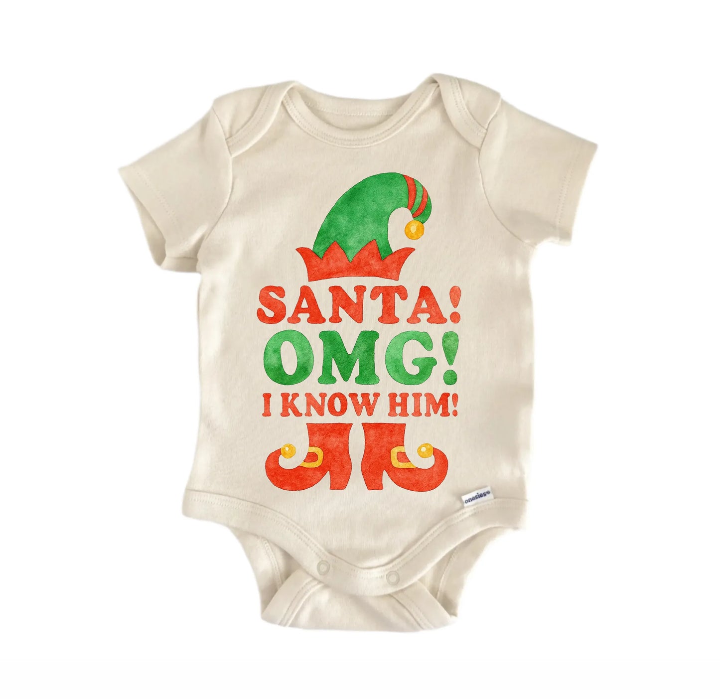 Santa Omg Christmas Movie Newborn Baby Onesie® Onesie®