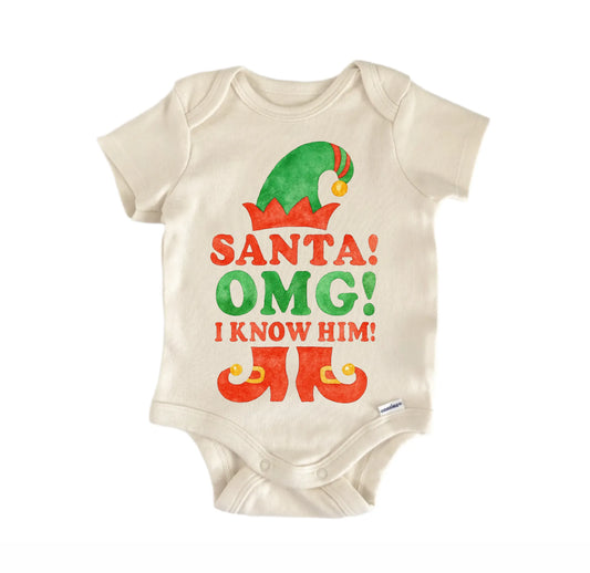 Santa Omg Christmas Movie Newborn Baby Onesie®