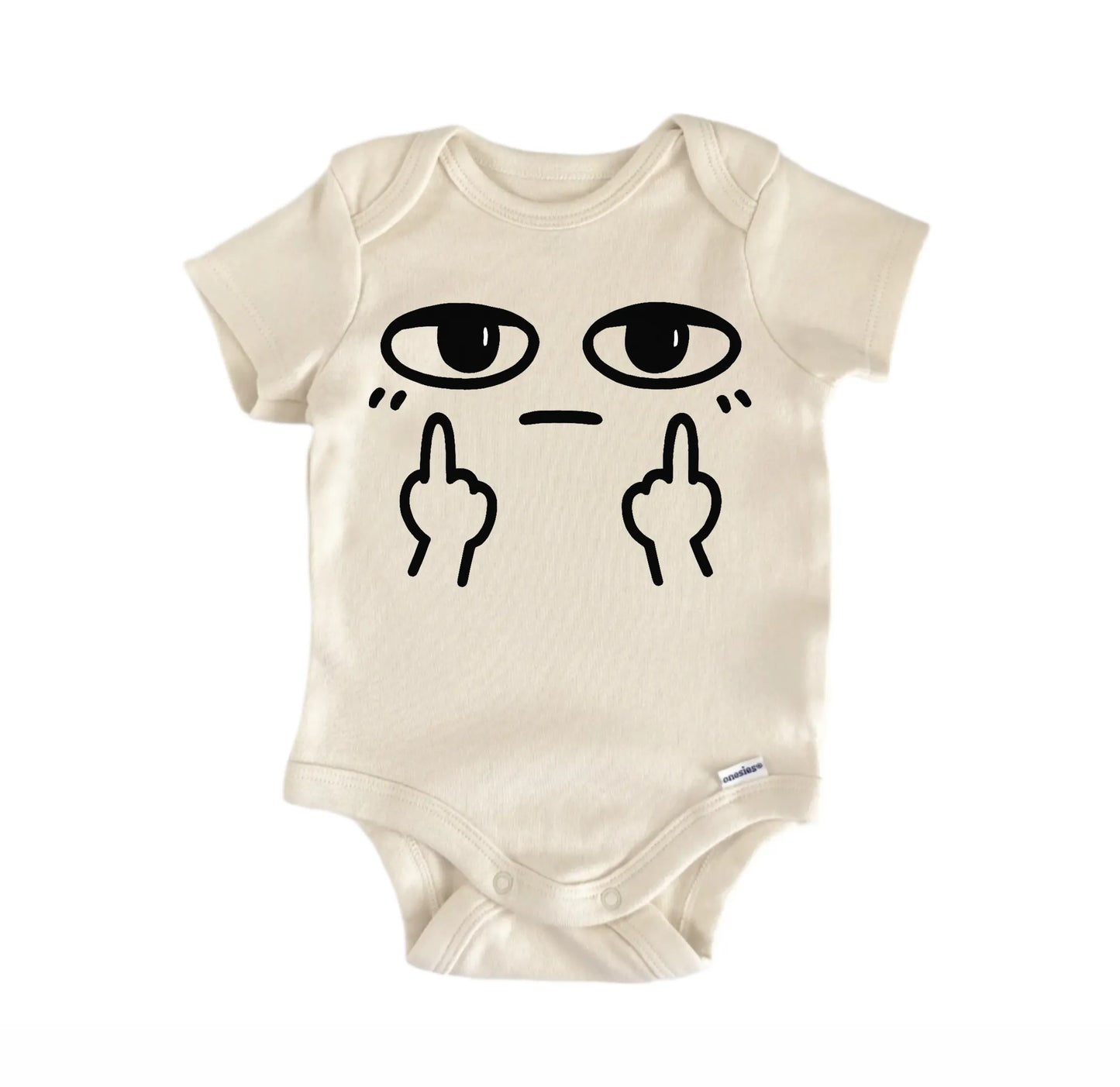 Sarcastic Middle Finger Humor Newborn Baby Onesie® Onesie®