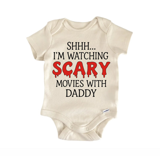 Scary Movie Horror Daddy Newborn Baby Onesie®