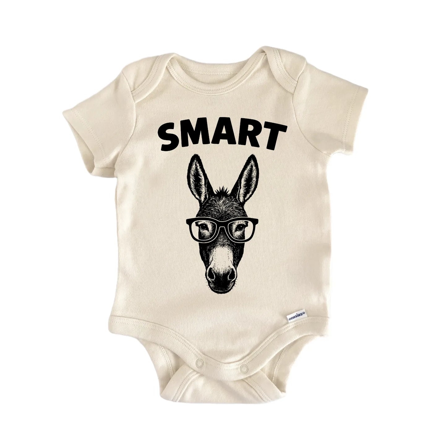 Smart Ass Donkey Newborn Baby Onesie® Onesie®