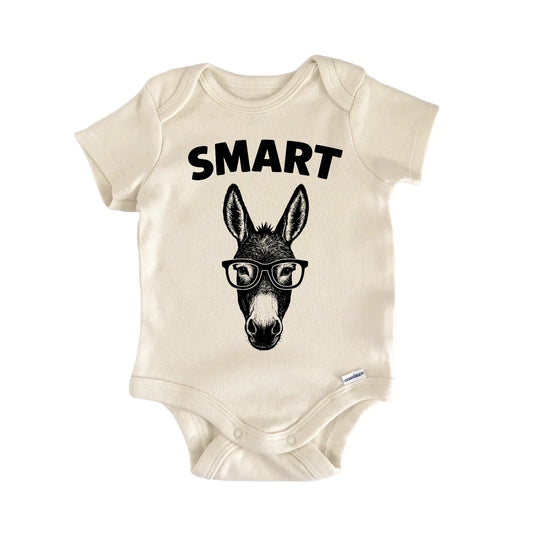 Smart Ass Donkey Newborn Baby Onesie®