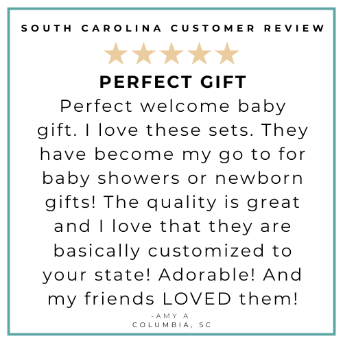 GiftSet: South Carolina Baby Muslin Swaddle Blanket and Burp Cloth/Bib Combo