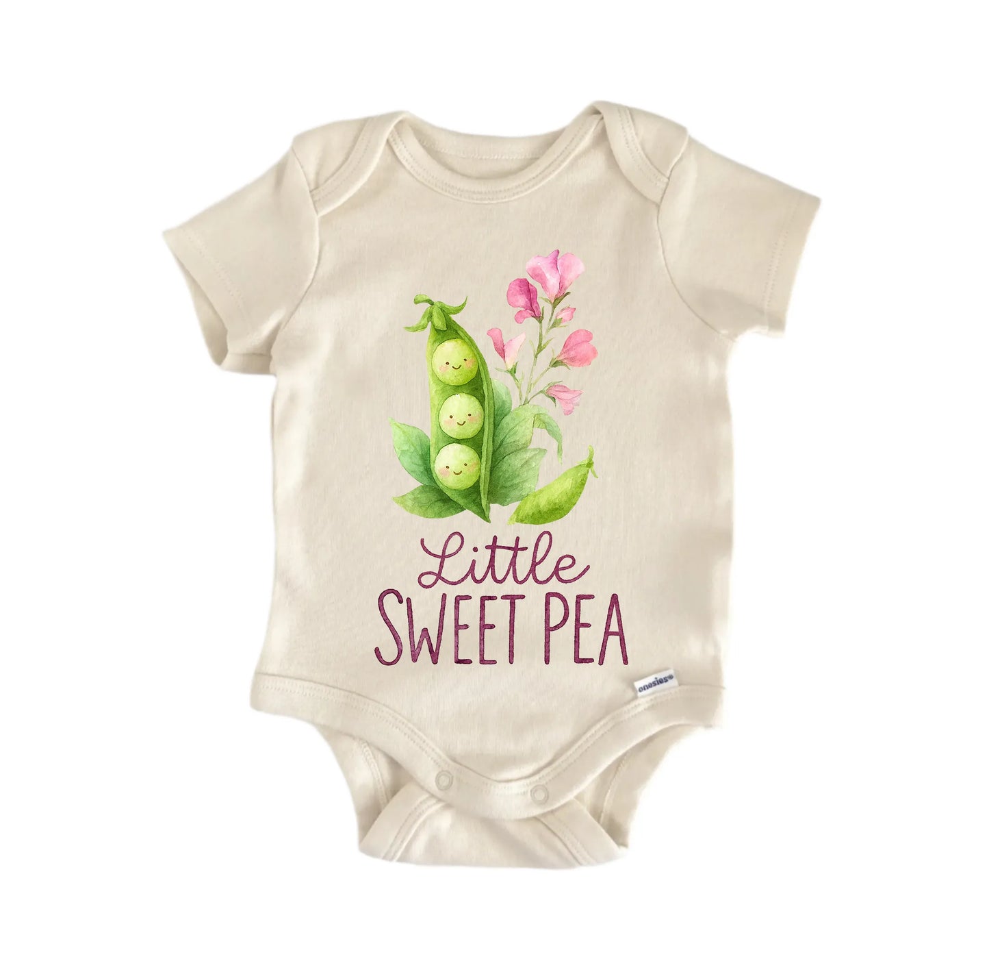 Sweet Pea Vegetable Veggie Newborn Baby Onesie® Onesie®