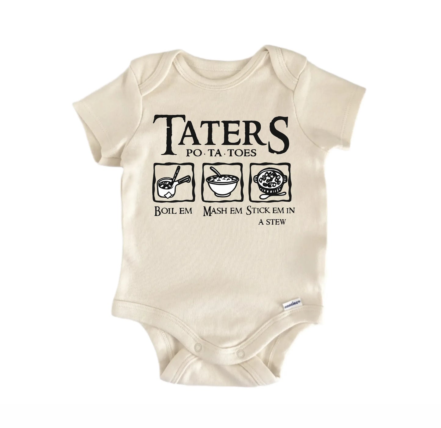 Taters Potatos Fantasy Movie Newborn Baby Onesie® Onesie®