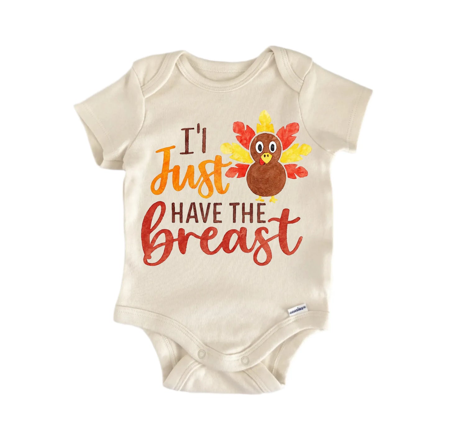 Turkey Breast Thanksgiving Newborn Baby Onesie® Onesie®