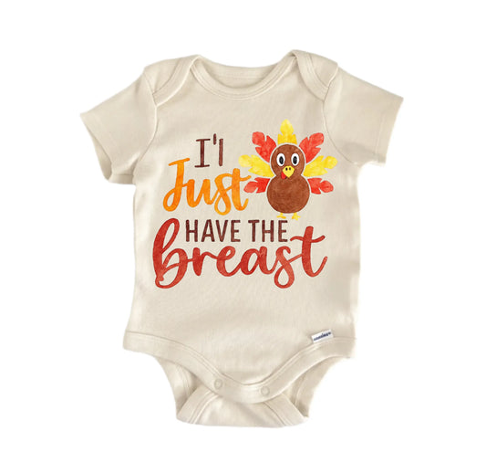 Turkey Breast Thanksgiving Newborn Baby Onesie®