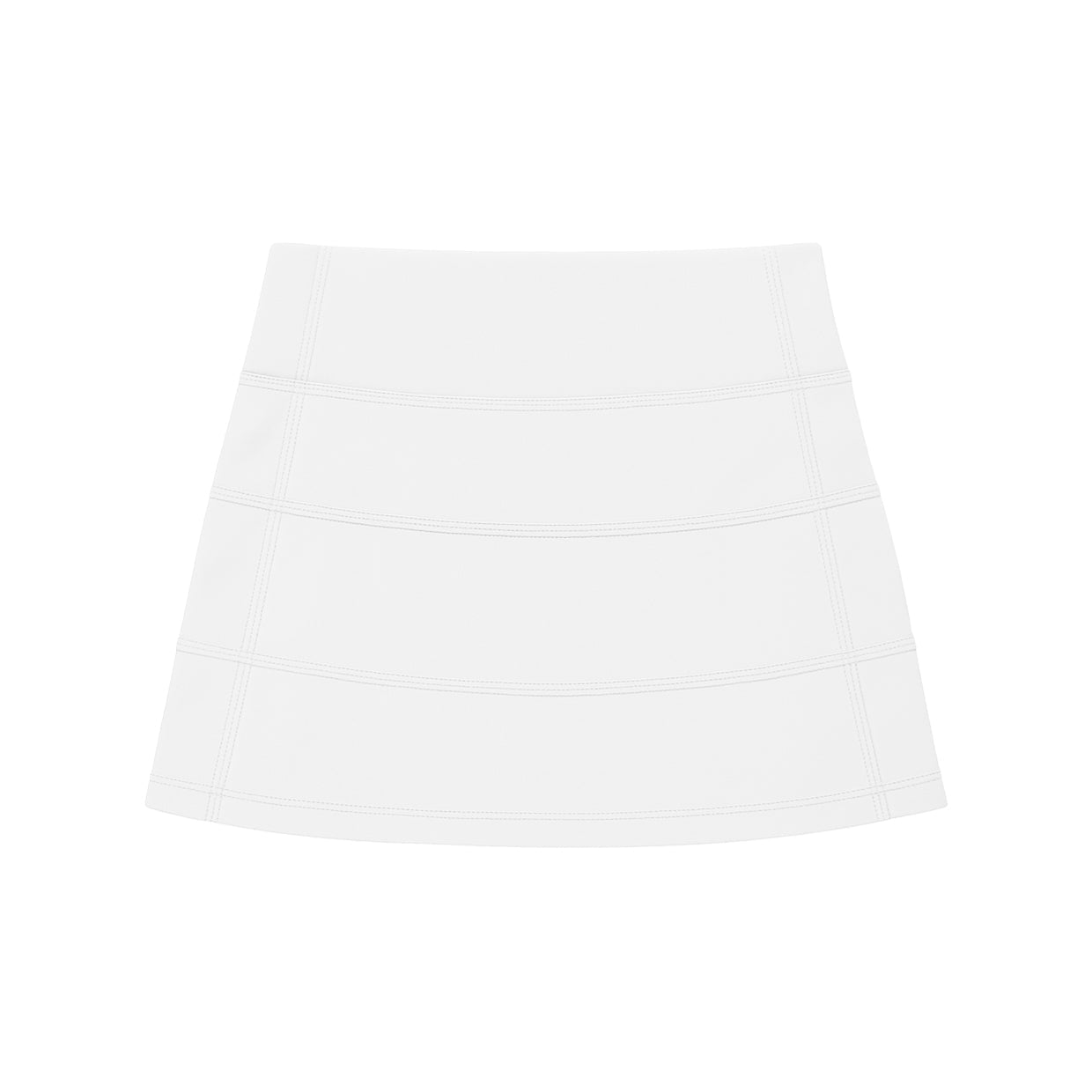 White Tennis Skort, side view