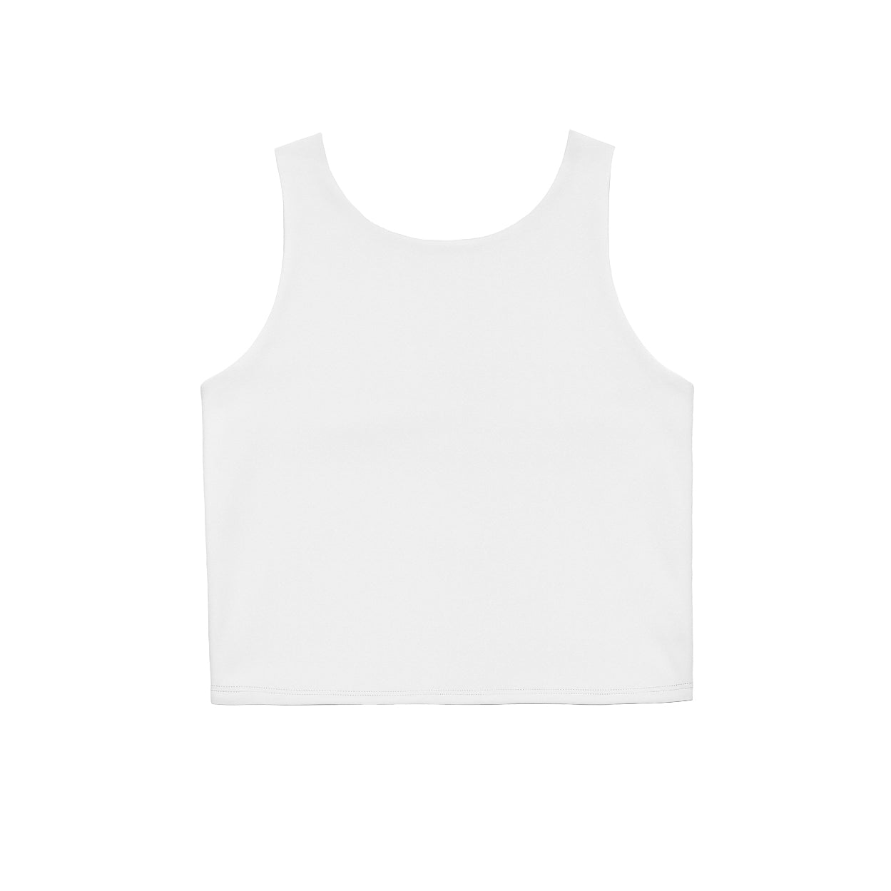 White Razorback Top, back view