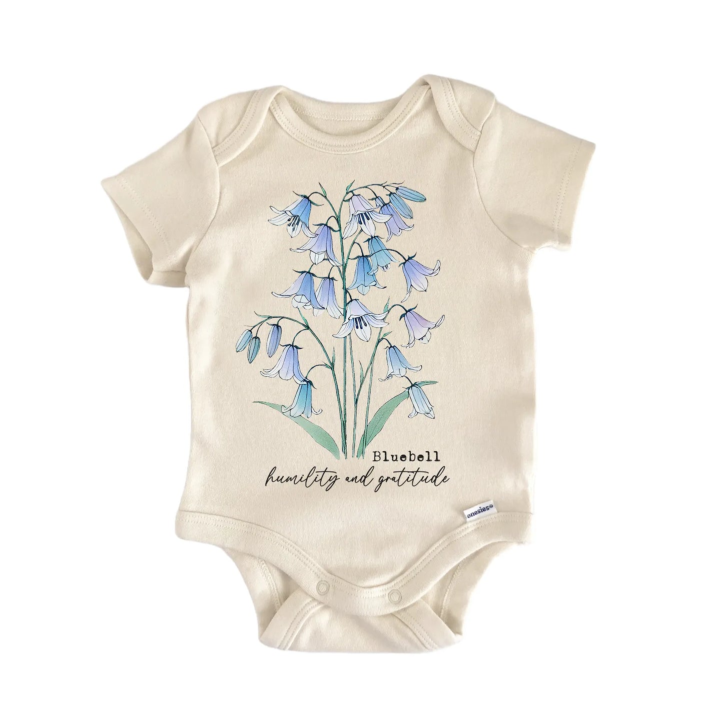 Wildflower Bluebell Newborn Baby Onesie® Onesie®