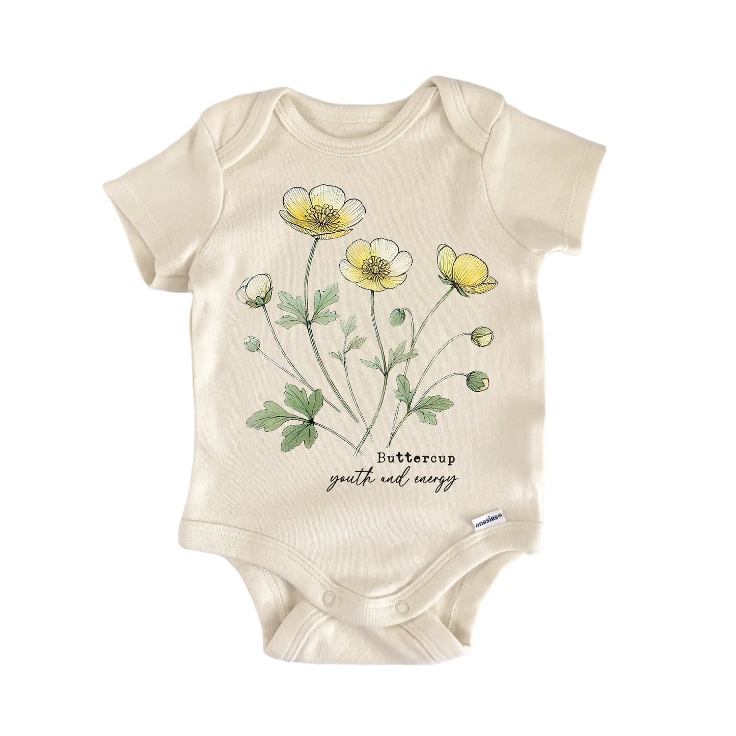 Wildflower Buttercup Newborn Baby Onesie® Onesie®