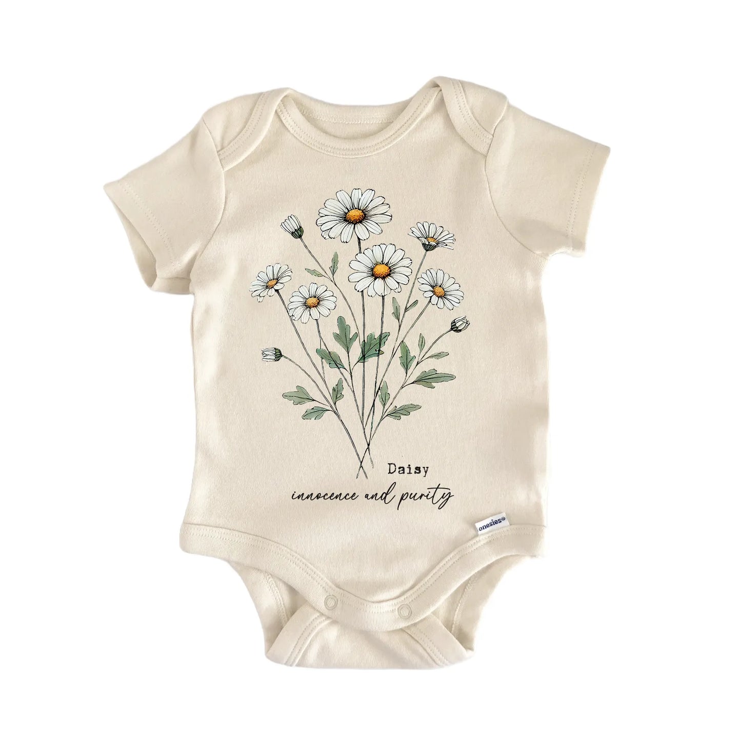 Wildflower Daisy Newborn Baby Onesie® Onesie®