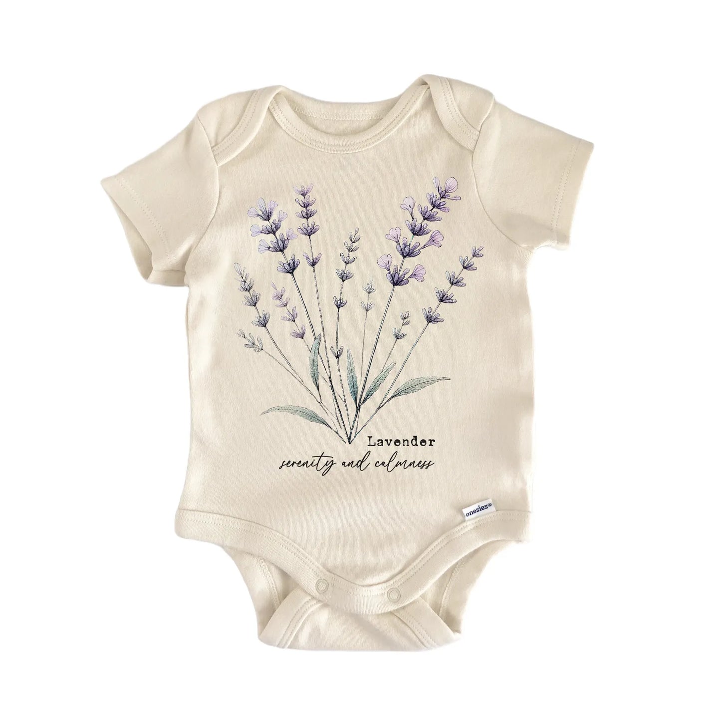 Wildflower Lavender Newborn Baby Onesie® Onesie®
