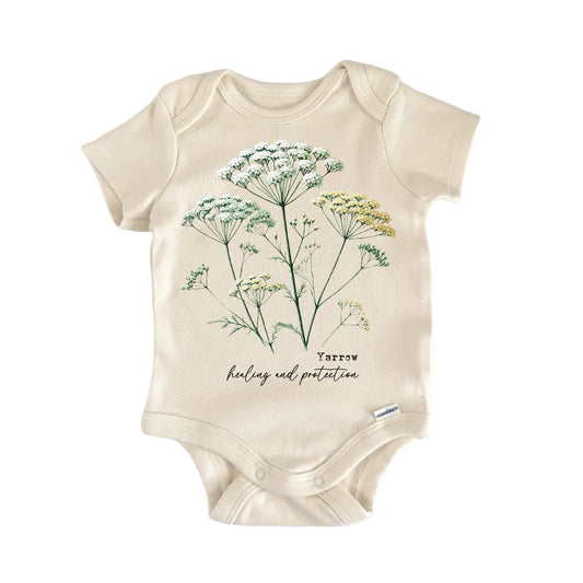 Wildflower Yarrow Newborn Baby Onesie®