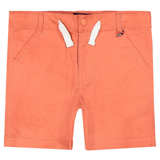 Andy & Evan - BOYS TWILL SHORTS - Coral