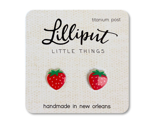 Lilliput Little Things - Strawberry Earrings