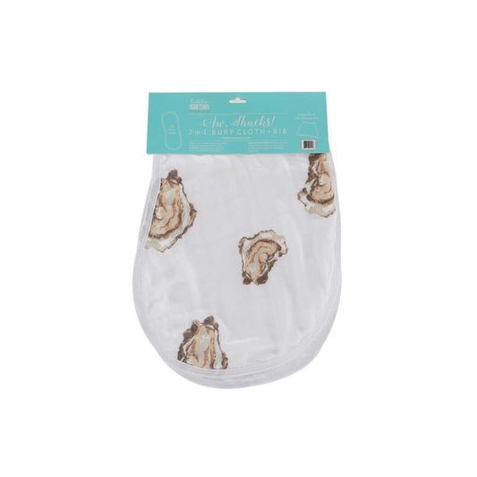 oyster burp cloth