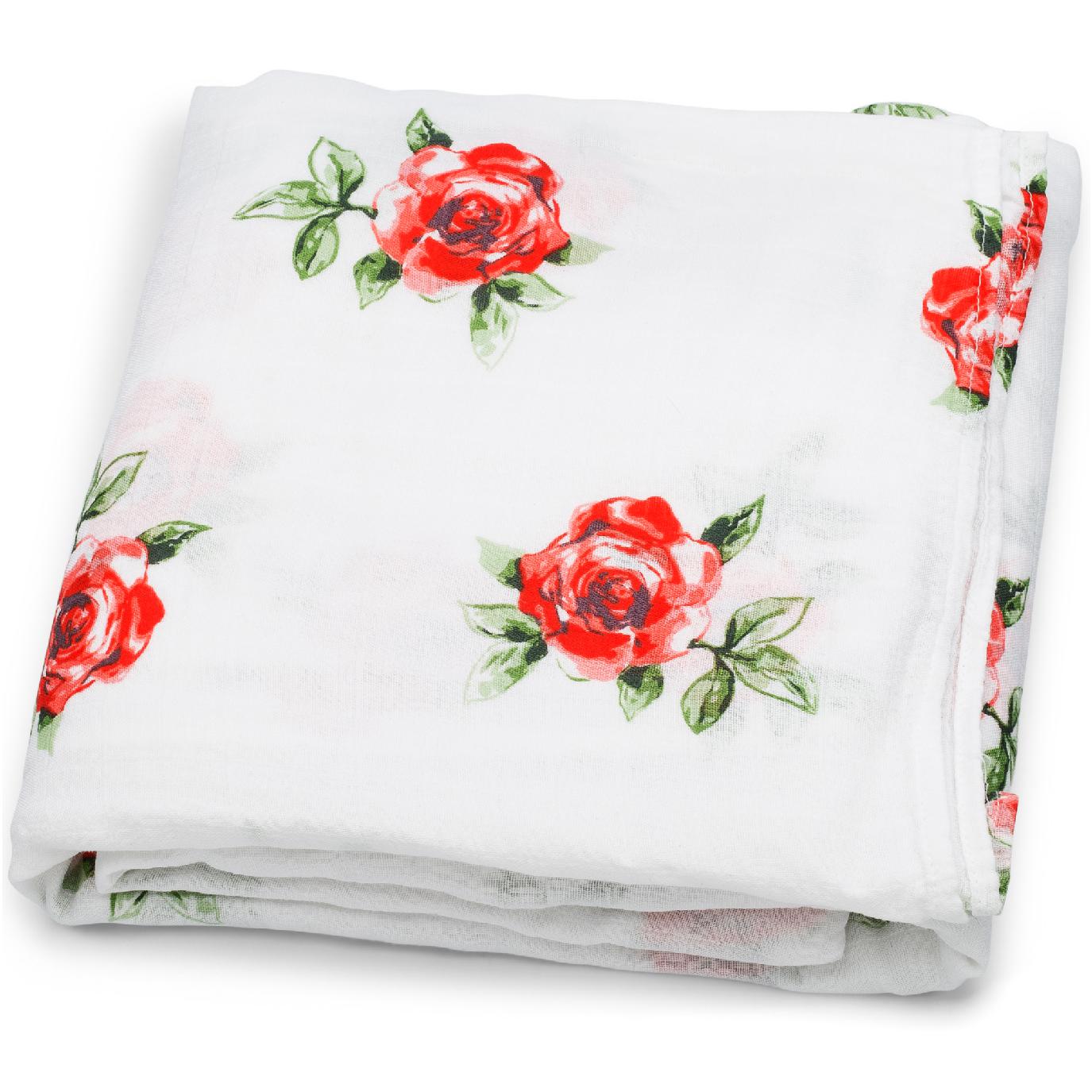 Red Rose - Swaddle Blanket