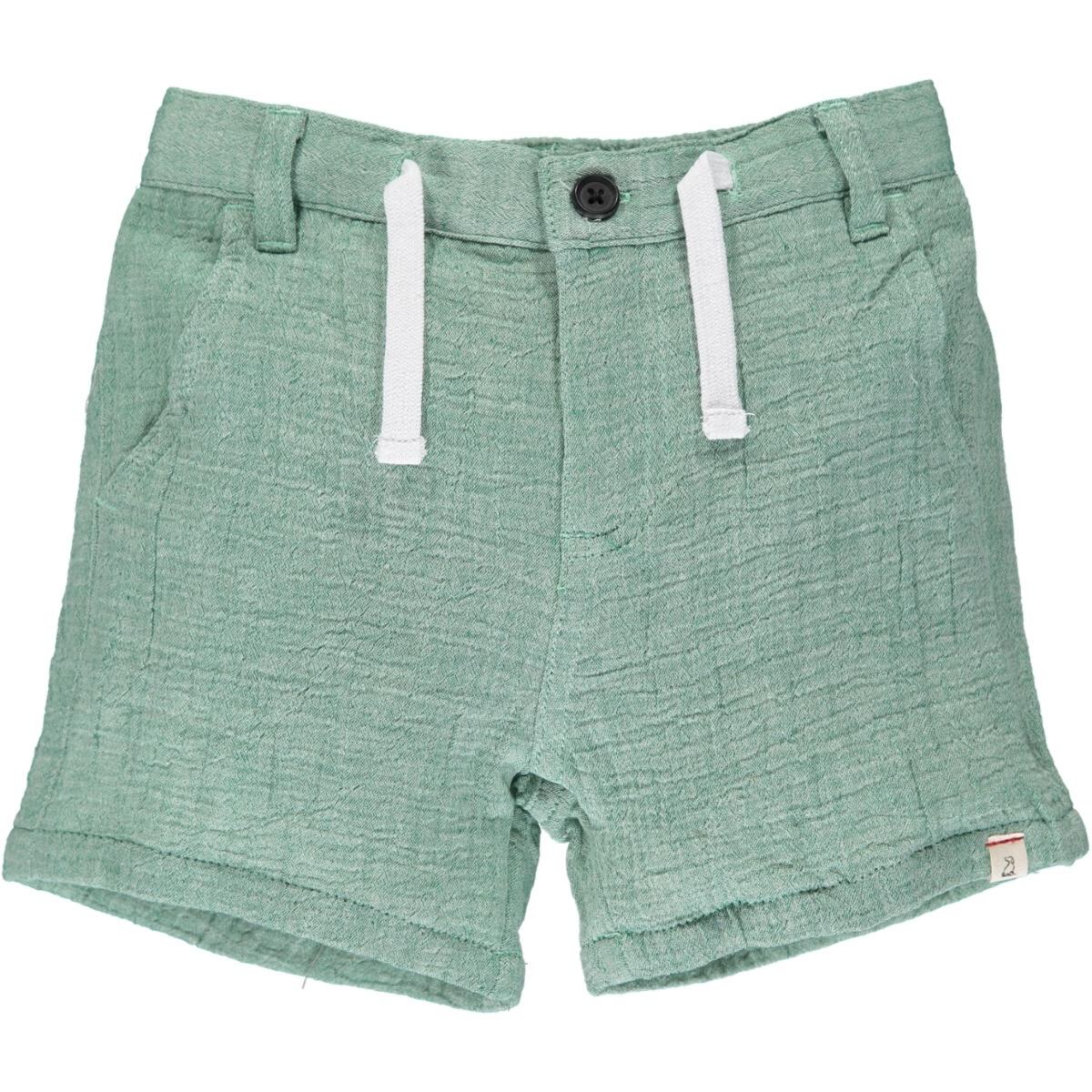 Green Gauze Shorts